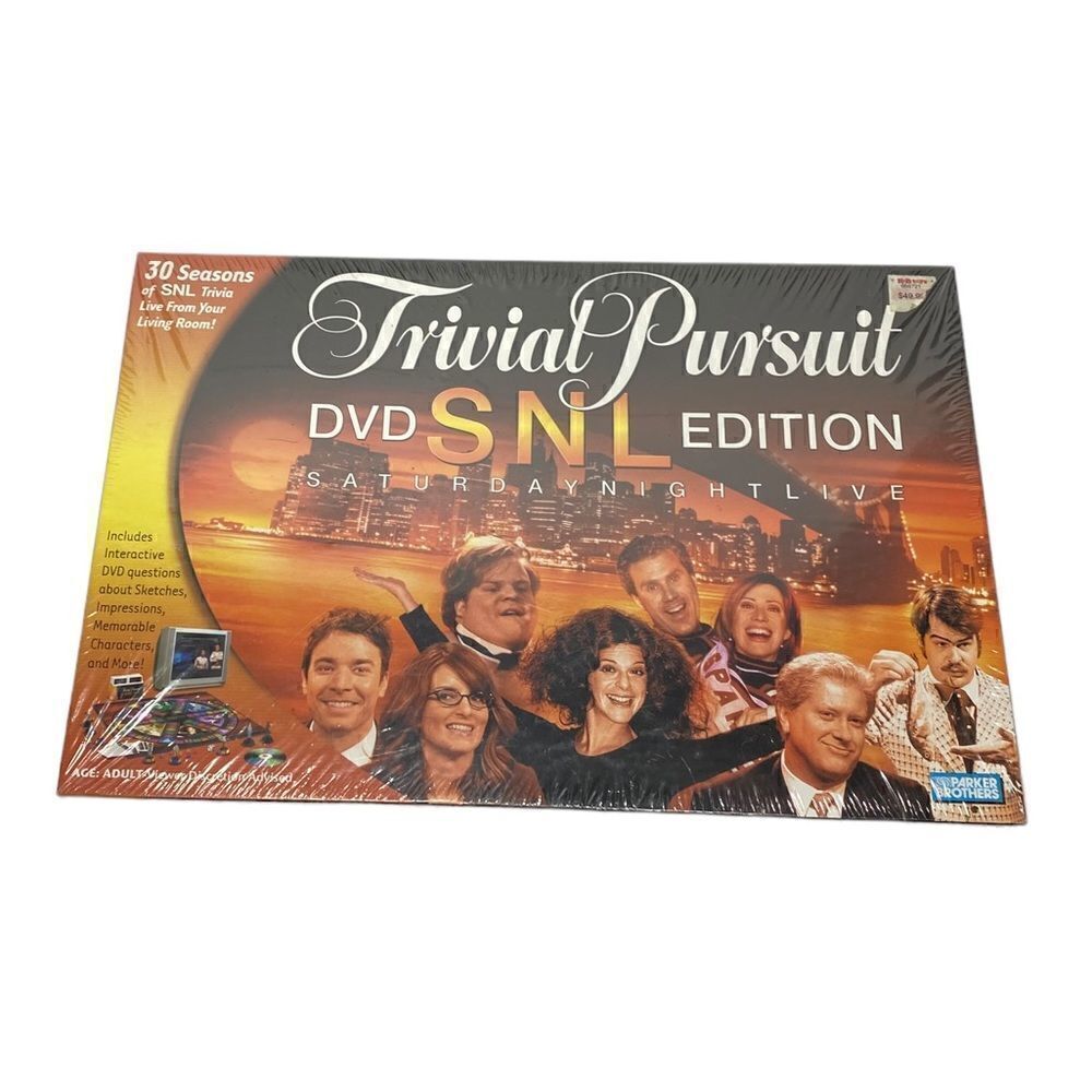 New Sealed Trivial Pursuit Board Game Saturday Night Live SNL DVD Edition